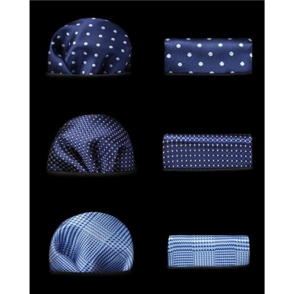 Mens Ties and Pocket Square Set Business Elegant Ties for Men Classic - Picture 6 of 6